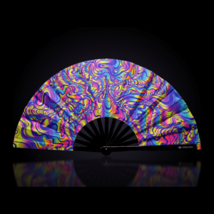 Festival Fan Psychedelic Melt Paars voor Goa & Psytrance